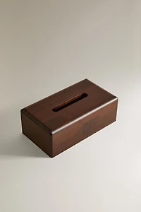 WOODEN TISSUE BOX