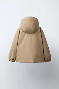 PARKA ZIPS CONTRASTE DÉPERLANT