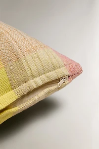 CHECK THROW PILLOW COVER