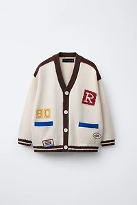 PATCH CARDIGAN