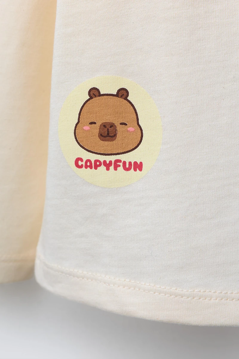 CAPYBARA CAPYFUN © PRINTED T-SHIRT