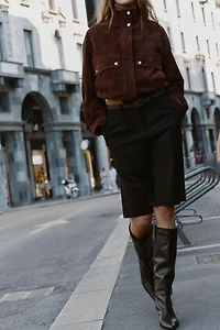 LONG SHORTS WITH BELT