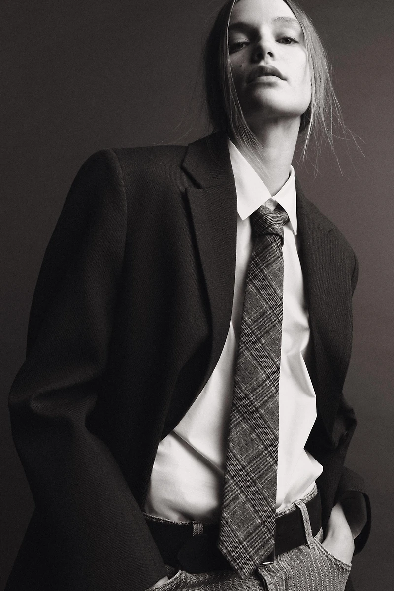 PLAID TIE