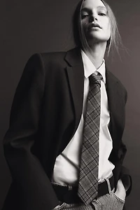PLAID TIE
