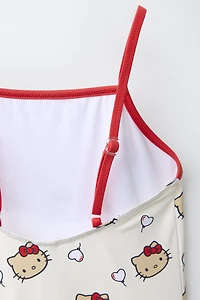 2-6 YEARS/ HELLO KITTY © SANRIO PRINT SWIMSUIT