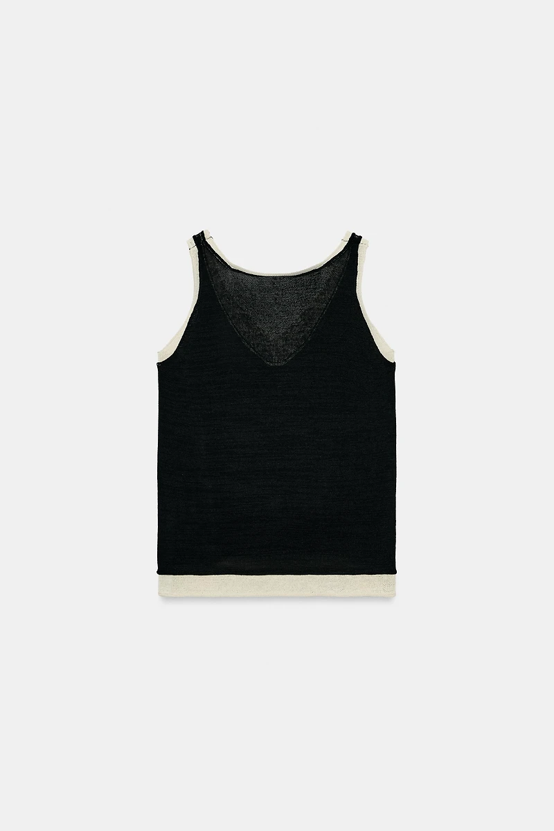 COMBINED KNIT TOP