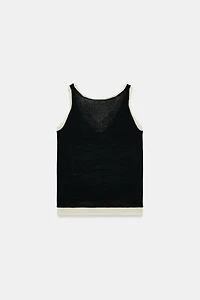 COMBINED KNIT TOP