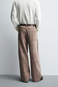 PANTALON BAGGY FIT IMPRIMÉ BANDANA