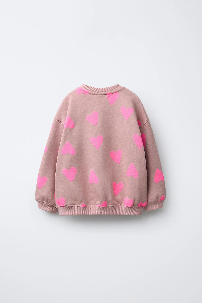 HEARTS SWEATSHIRT