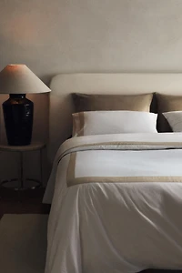 COTTON DUVET COVER WITH BORDER