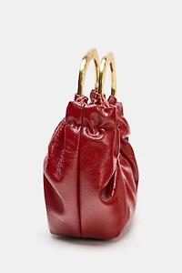 RUCHED HANDBAG