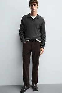 REGULAR FIT CORDUROY PANTS