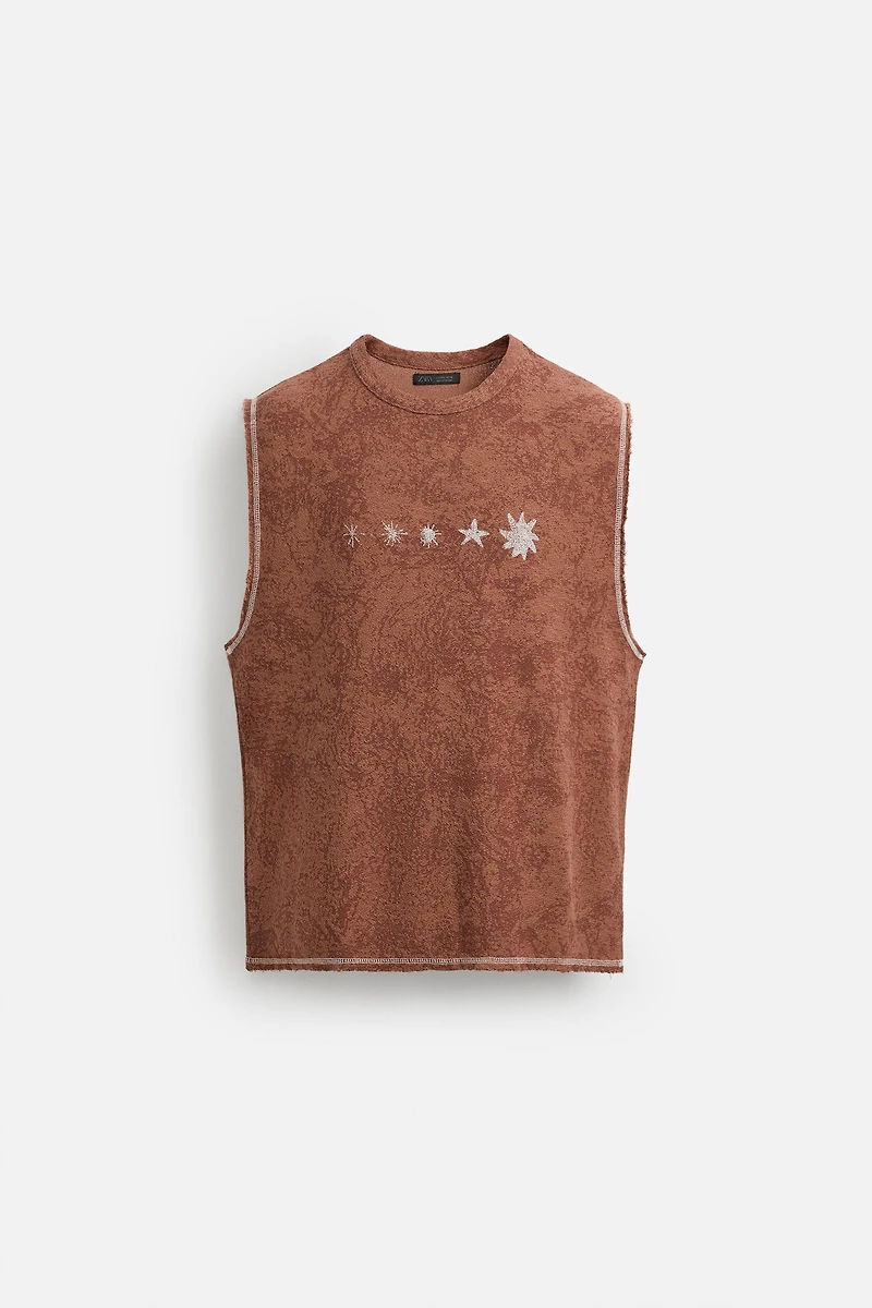 WASHED KNIT TANK TOP