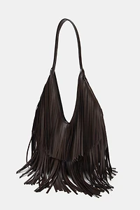 FRINGED SHOPPER BAG