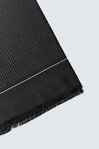 100% SILK POLKA DOT SCARF