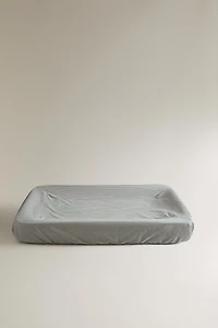 HOUSSE MATELAS À LANGER BÉBÉ RAYURES