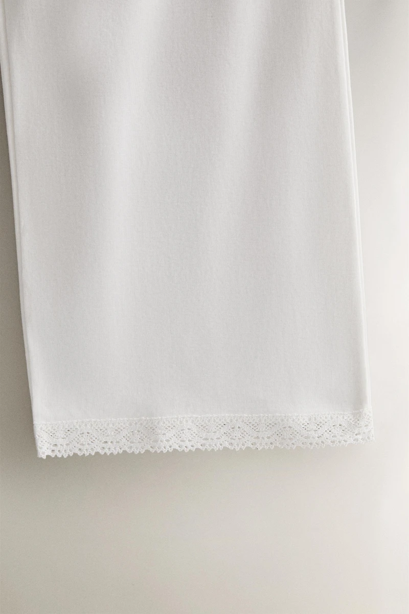 COTTON JERSEY PANTS