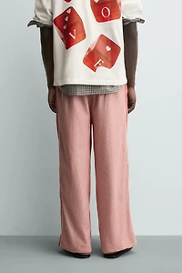 CONTRAST STRIPE BAND PANTS