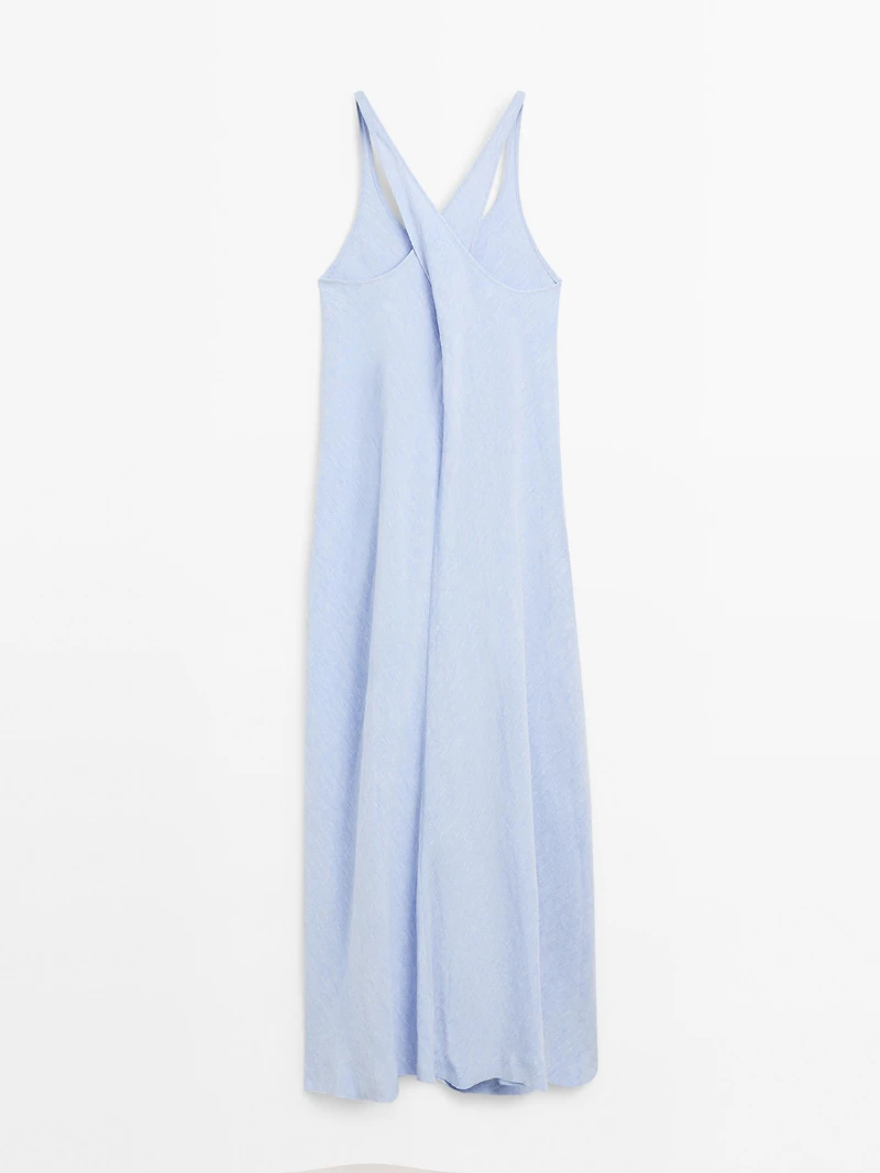 Long flowing dress with back detail