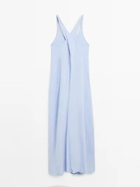 Long flowing dress with back detail