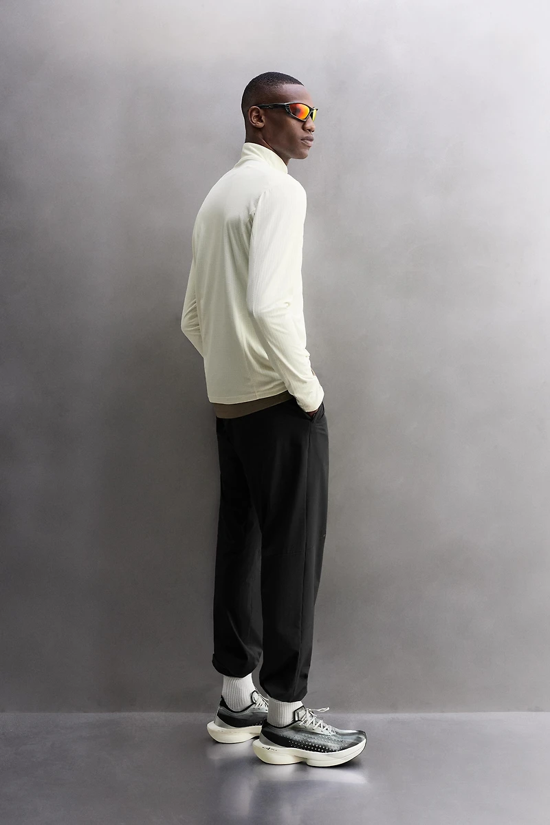 T-SHIRT TECHNIQUE COL ZIPPÉ