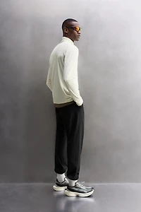 T-SHIRT TECHNIQUE COL ZIPPÉ