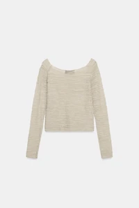 TOP EN MAILLE OFF SHOULDER