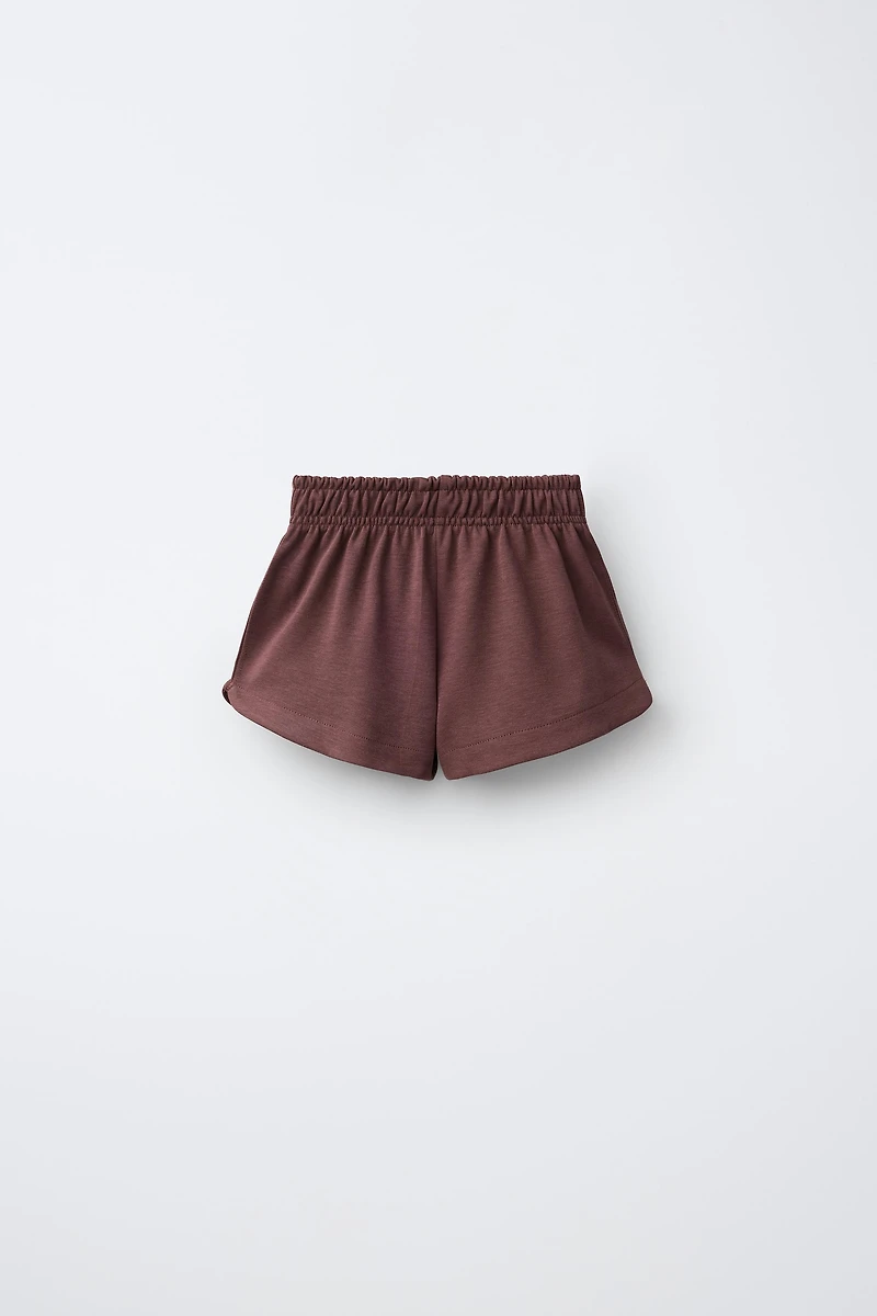 INTERLOCK T-SHIRT AND BERMUDA SHORTS SET