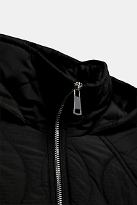 HOODED PUFFER JACKET