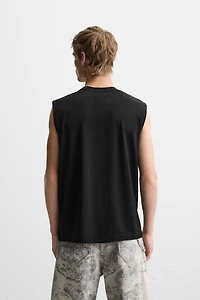 RELAXED FIT TANK T-SHIRT