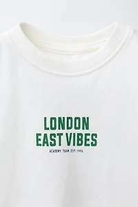 TEXT JOGGING T-SHIRT