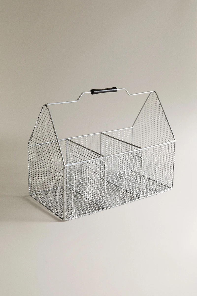METALLIC ORGANIZER BASKET