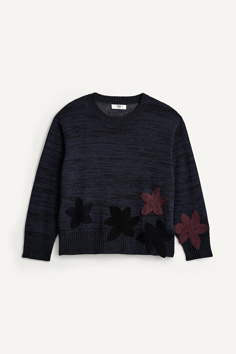 RELAXED FIT FLORAL JUMPER