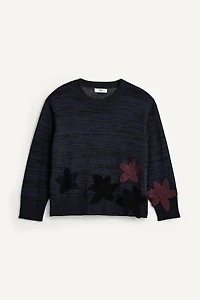 RELAXED FIT FLORAL JUMPER