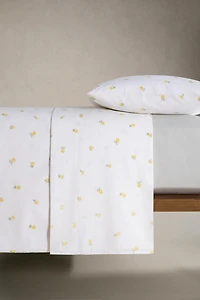 HOUSSE DE COUETTE COTON IMPRIMÉ MIMOSA