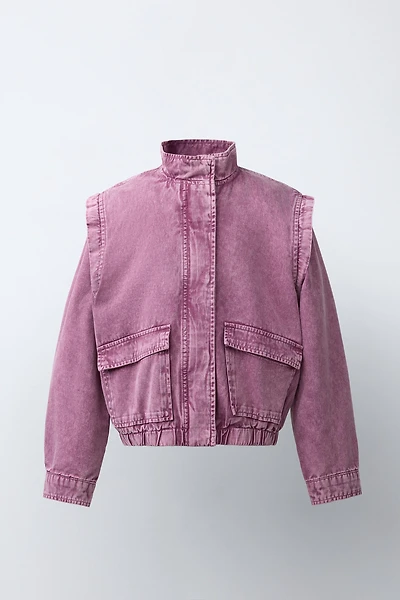 WASHED EFFECT JACKET