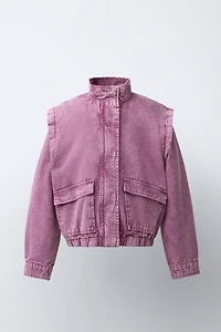 WASHED EFFECT JACKET
