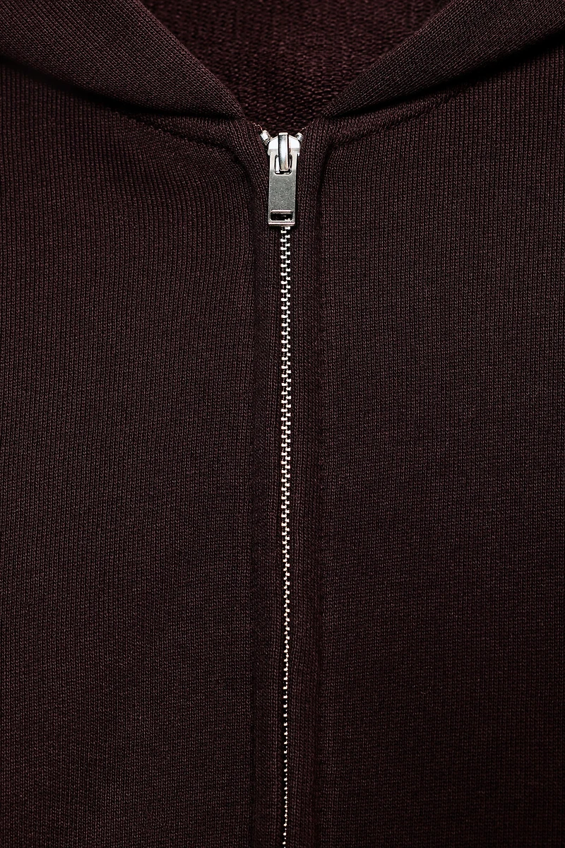 CROPPED HOODIE SWEATSHIRT