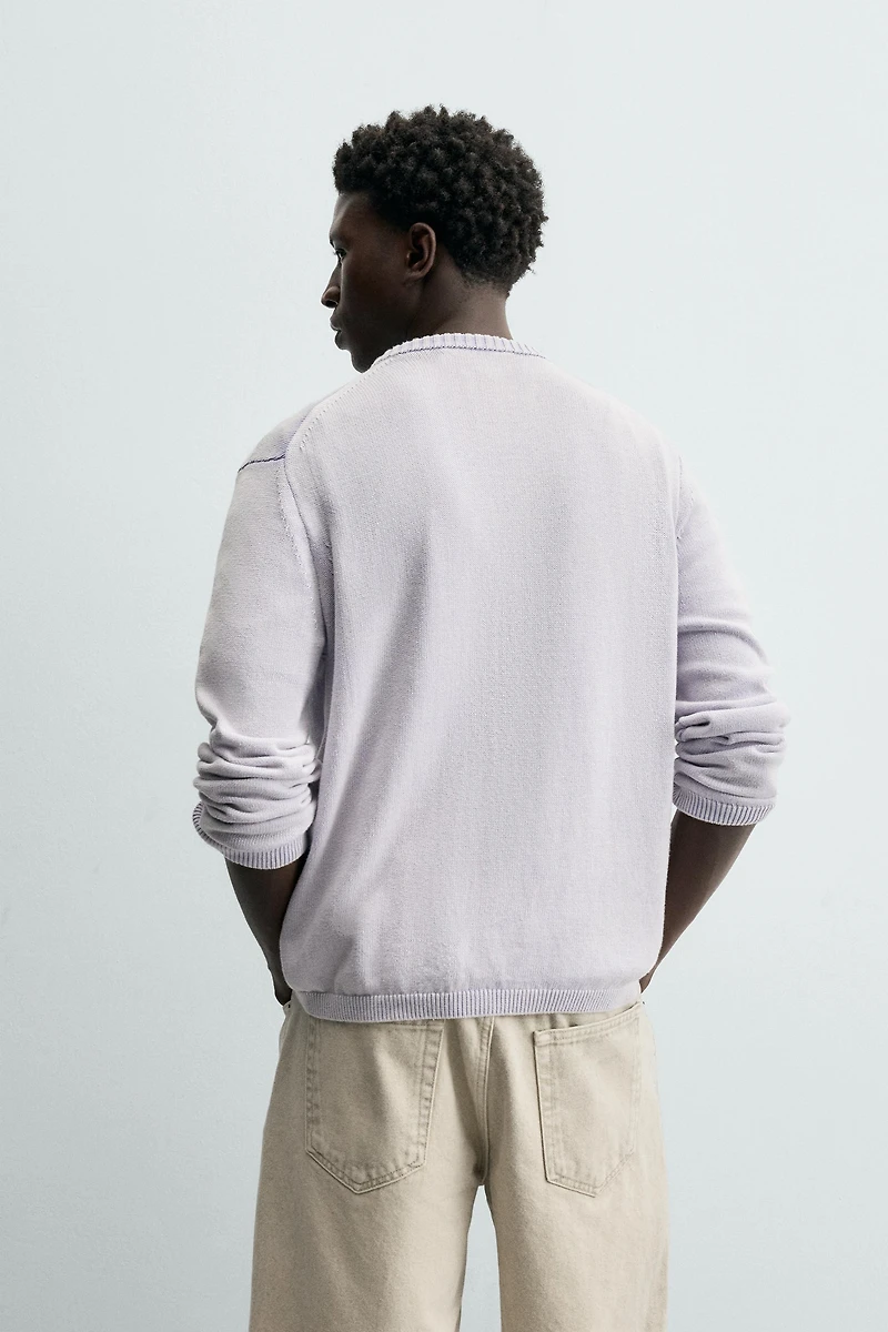 RELAXED FIT COTTON JUMPER