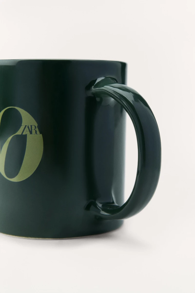50TH ANNIVERSARY EARTHENWARE MUG