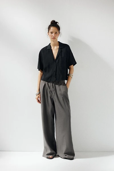 FLOWY POCKET SHIRT