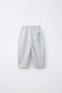 BARREL PANTS WITH LABEL