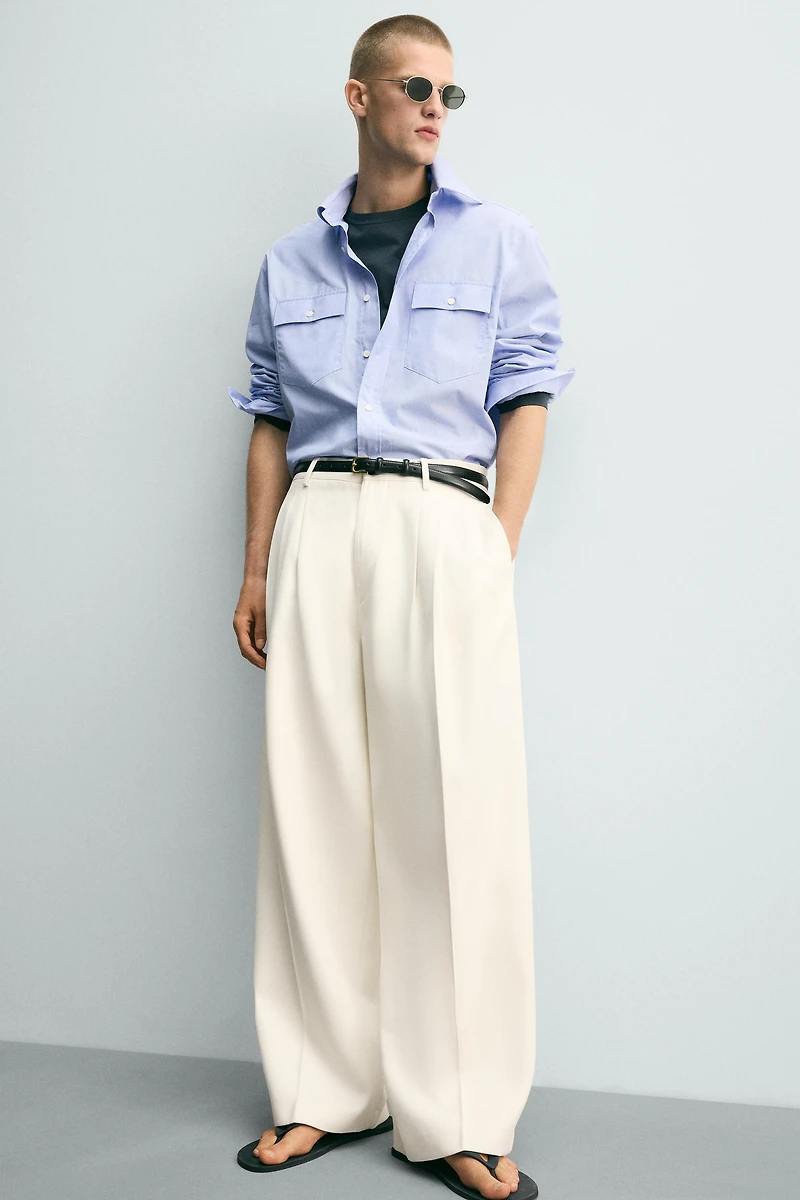 CHEMISE RELAXED FIT À POCHES