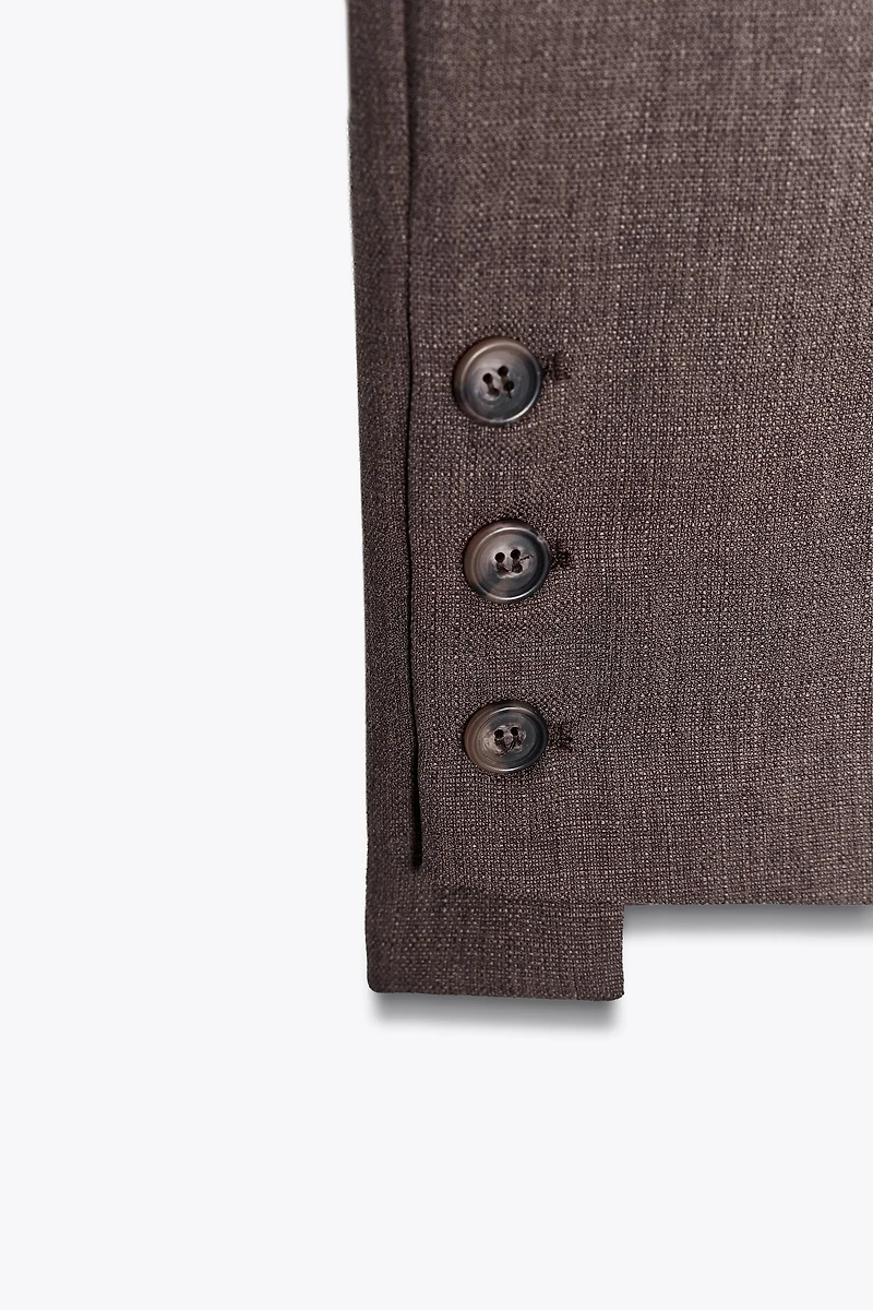 PANTS WITH BUTTONED HEM