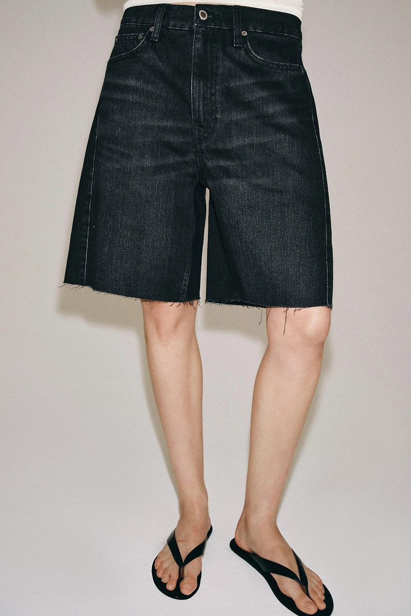 ZW COLLECTION RELAXED FIT MID-RISE DENIM SHORTS