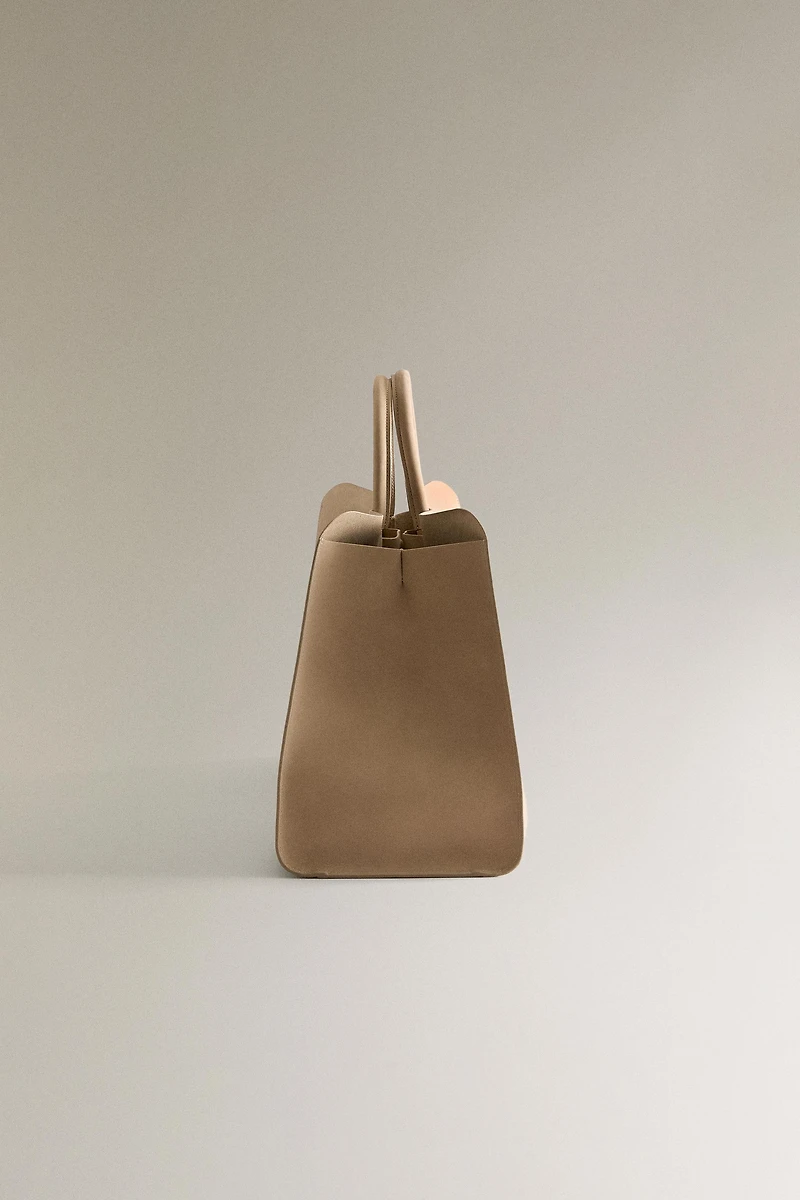SAC CABAS CUIR NOBUCK