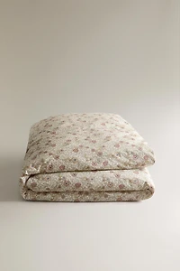 KIDS FLORAL COTTON DUVET COVER