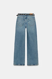 JEAN Z1975 DROIT EFFILÉ TAILLE HAUTE AVEC CEINTURE