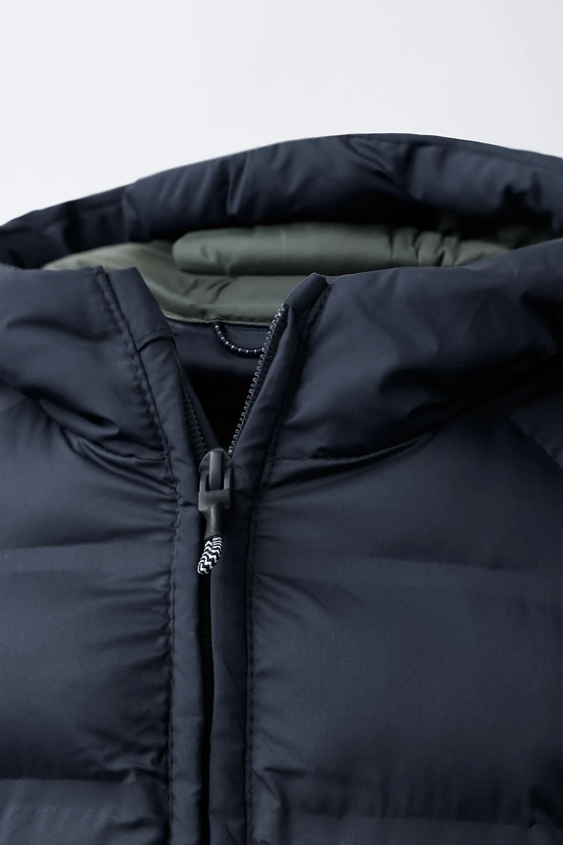 VESTE LONGUE ULTRALÉGÈRE MATELASSÉE DÉPERLANTE
