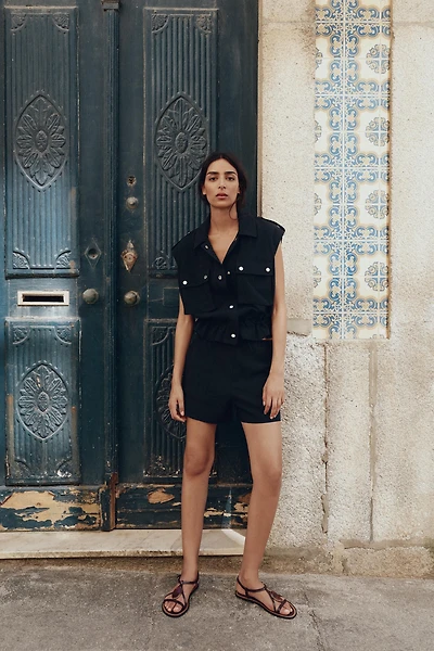 SHORT TAILLE ÉLASTIQUE